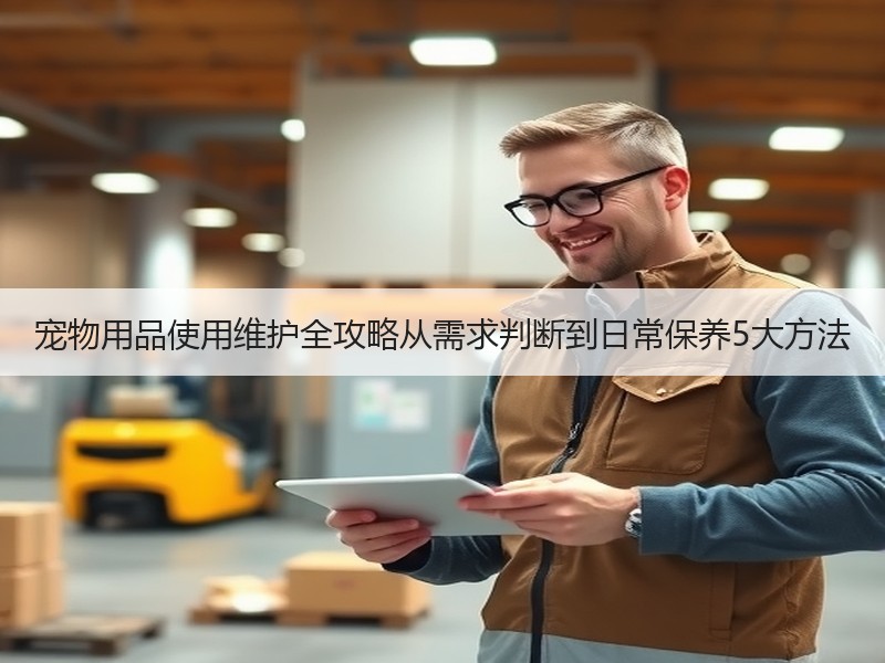 宠物用品使用维护全攻略从需求判断到日常保