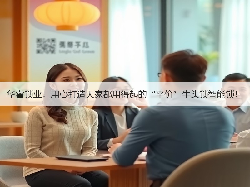 华睿锁业：用心打造大家都用得起的“平价”