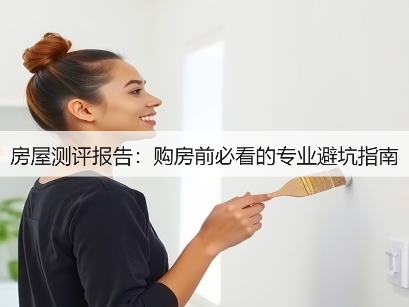 房屋测评报告：购房前必看的专业避坑指南