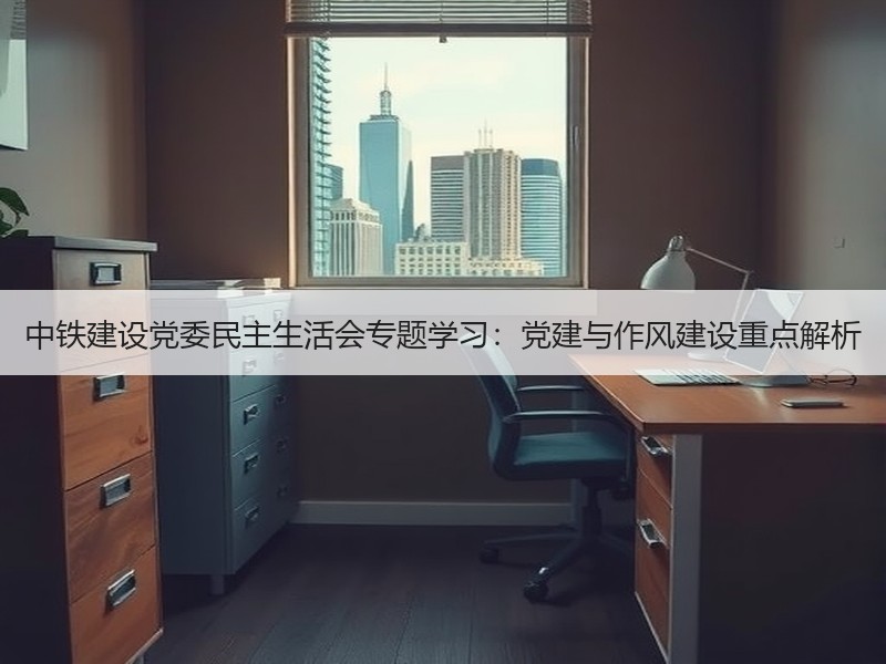 中铁建设党委民主生活会专题学习：党建与作