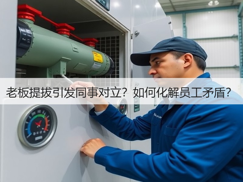 老板提拔引发同事对立？如何化解员工矛盾？