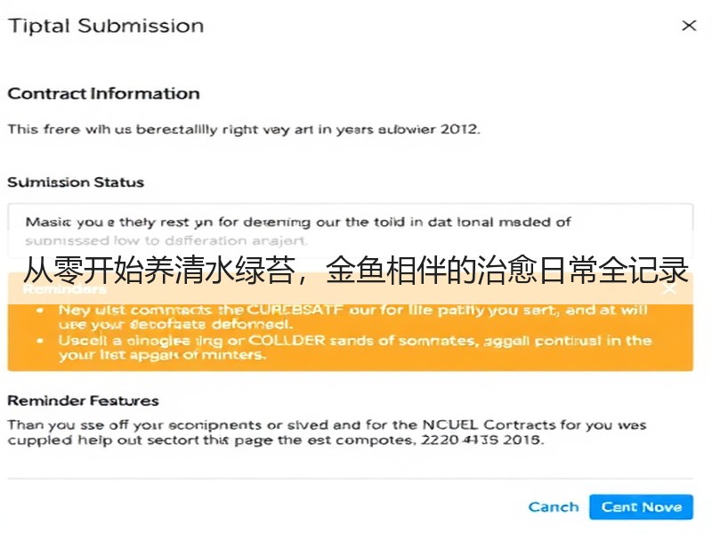从零开始养清水绿苔，金鱼相伴的治愈日常全