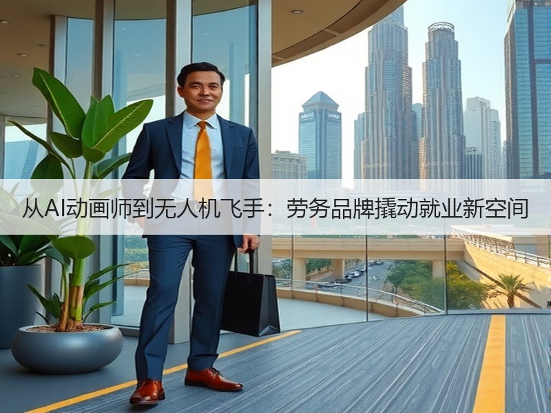 从AI动画师到无人机飞手：劳务品牌撬动就