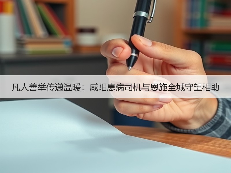 凡人善举传递温暖：咸阳患病司机与恩施全城