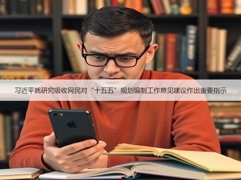 习近平就研究吸收网民对“十五五”规划编制