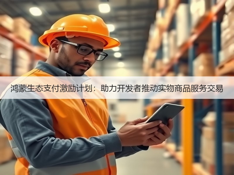 鸿蒙生态支付激励计划：助力开发者推动实物