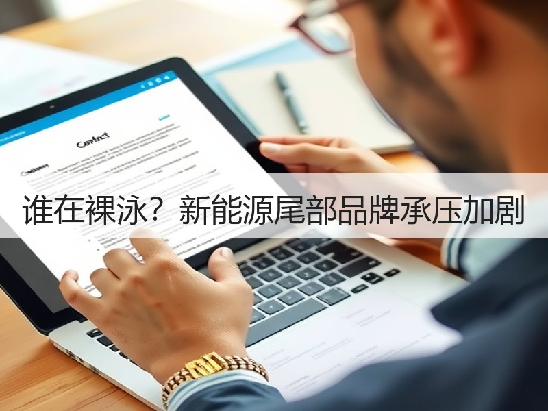 谁在裸泳？新能源尾部品牌承压加剧