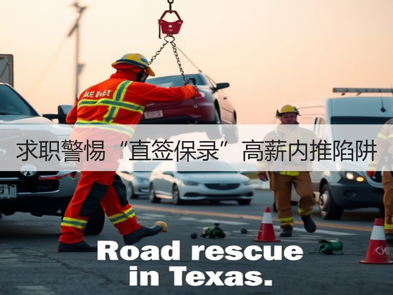 求职警惕“直签保录”高薪内推陷阱