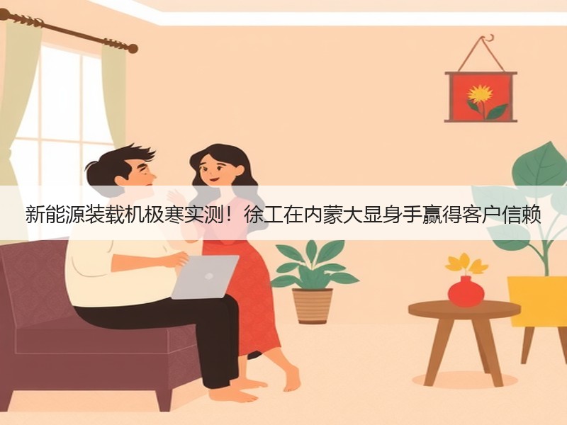 新能源装载机极寒实测！徐工在内蒙大显身手