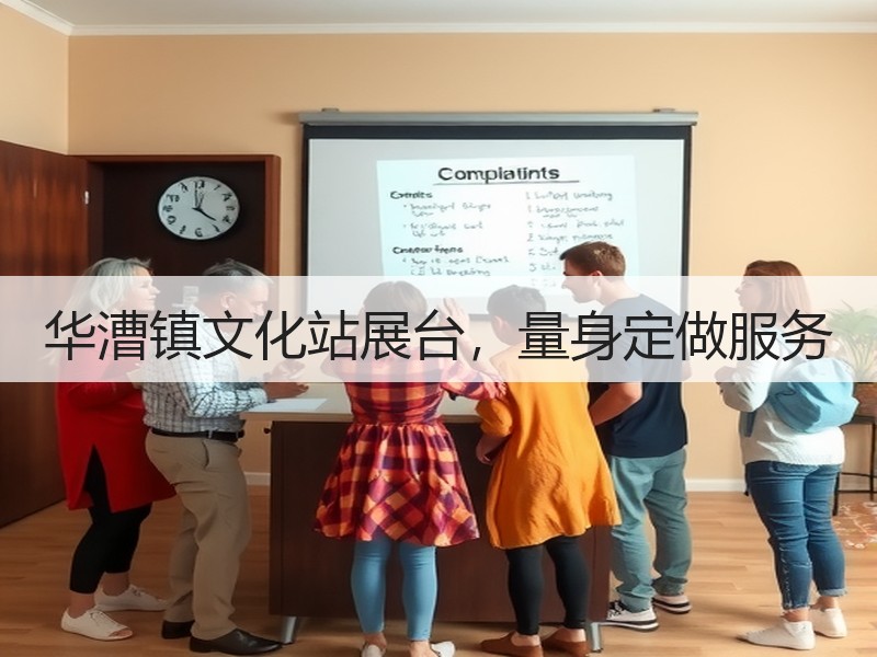 华漕镇文化站展台，量身定做服务