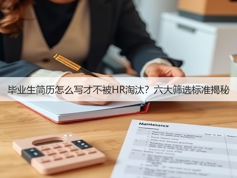 毕业生简历怎么写才不被HR淘汰？六大筛选