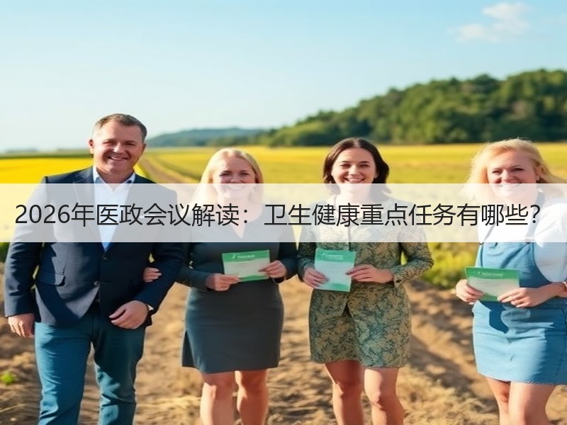 2026年医政会议解读：卫生健康重点任务