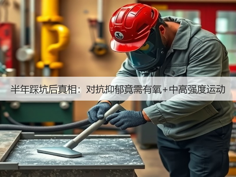 半年踩坑后真相：对抗抑郁竟需有氧+中高强