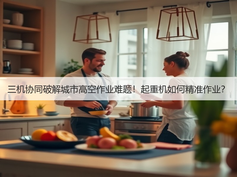 三机协同破解城市高空作业难题！起重机如何