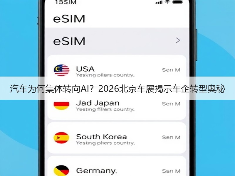 汽车为何集体转向AI？2026北京车展揭