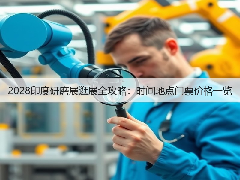 2028印度研磨展逛展全攻略：时间地点门