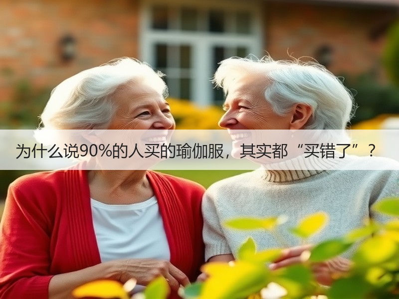 为什么说90%的人买的瑜伽服，其实都“买