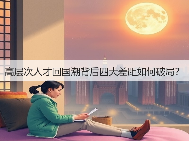 高层次人才回国潮背后四大差距如何破局？