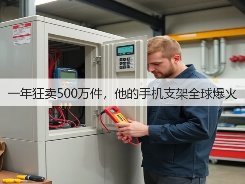 一年狂卖500万件，他的手机支架全球爆火