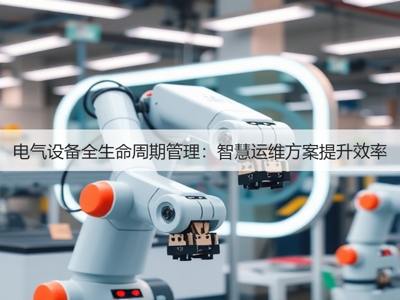 电气设备全生命周期管理：智慧运维方案提升