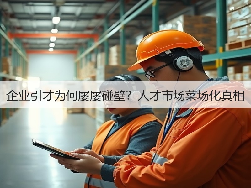 企业引才为何屡屡碰壁？人才市场菜场化真相