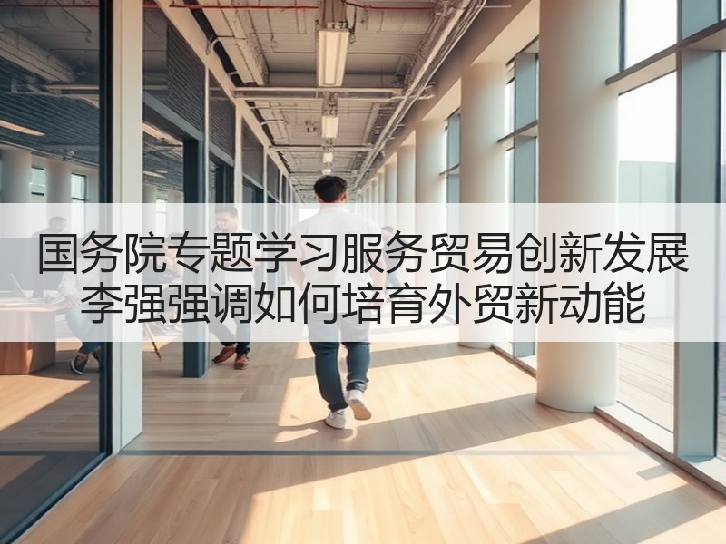 国务院专题学习服务贸易创新发展 李强强调