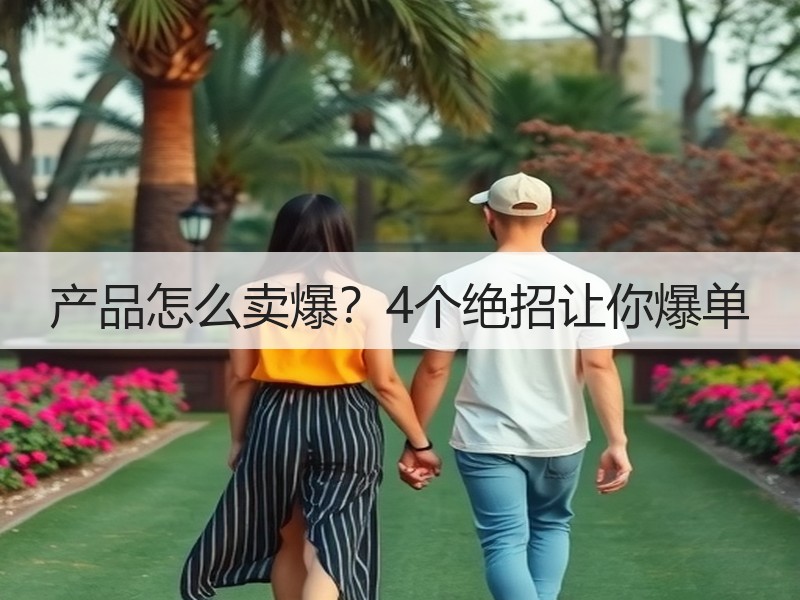 产品怎么卖爆？4个绝招让你爆单