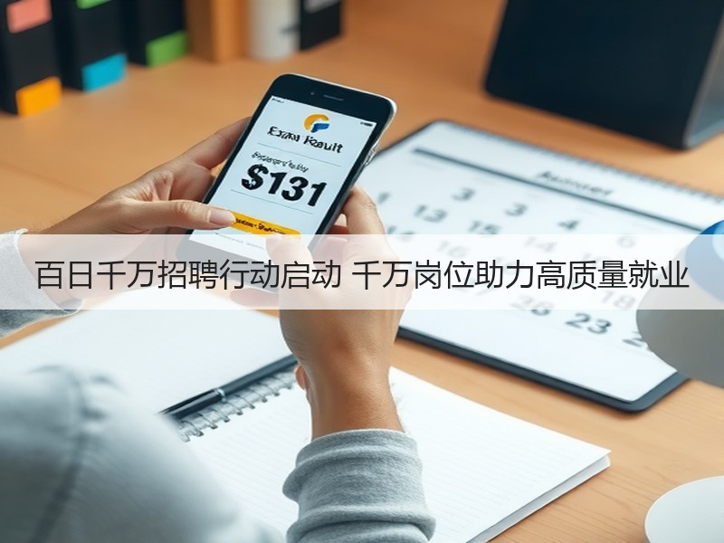 百日千万招聘行动启动 千万岗位助力高质量
