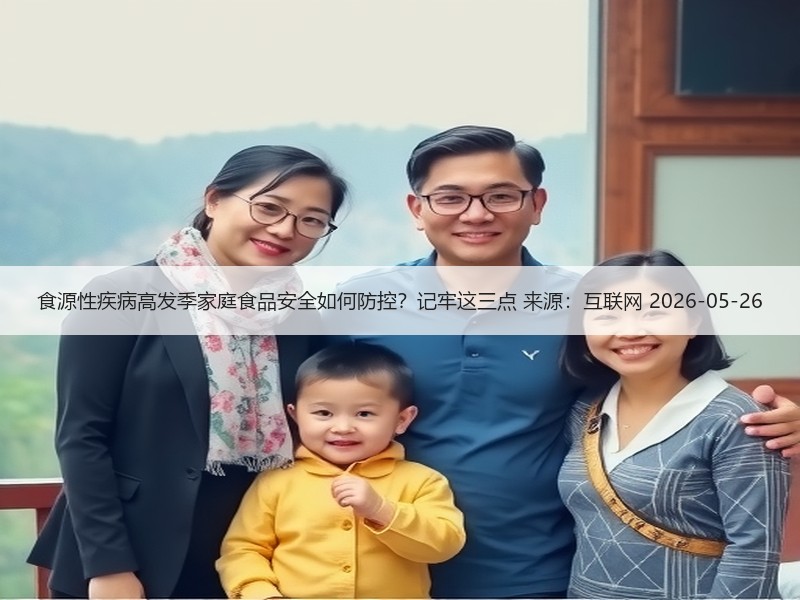 食源性疾病高发季家庭食品安全如何防控？记