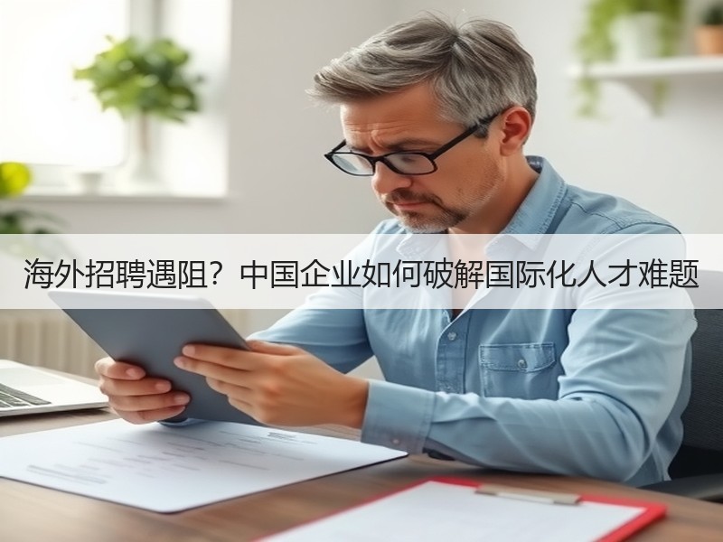 海外招聘遇阻？中国企业如何破解国际化人才