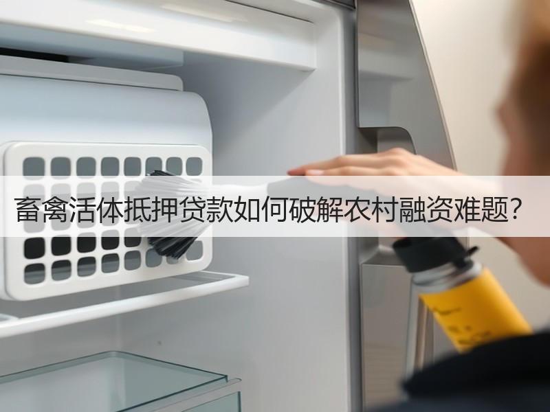 畜禽活体抵押贷款如何破解农村融资难题？