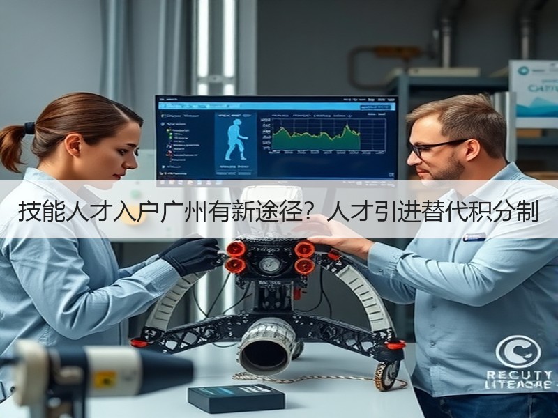 技能人才入户广州有新途径？人才引进替代积
