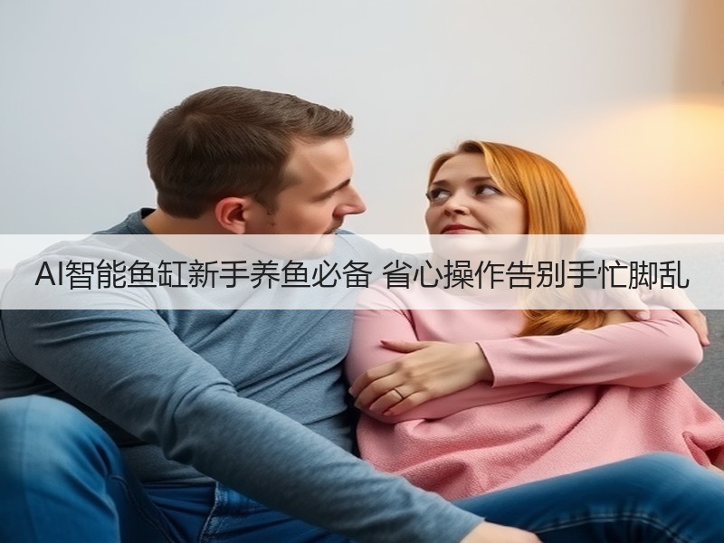AI智能鱼缸新手养鱼必备 省心操作告别手