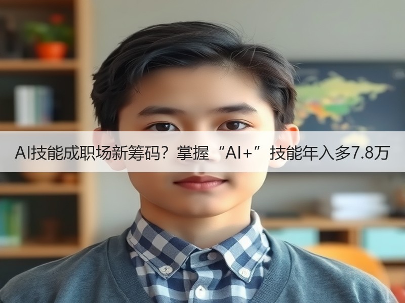 AI技能成职场新筹码？掌握“AI+”技能