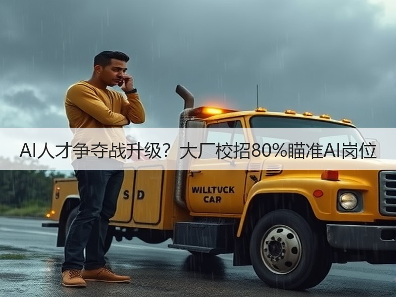 AI人才争夺战升级？大厂校招80%瞄准A