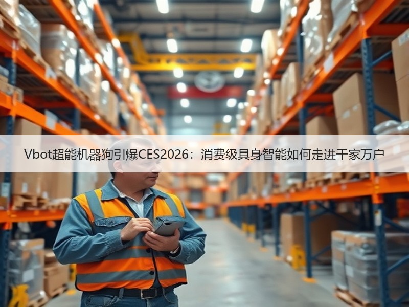 Vbot超能机器狗引爆CES2026：消