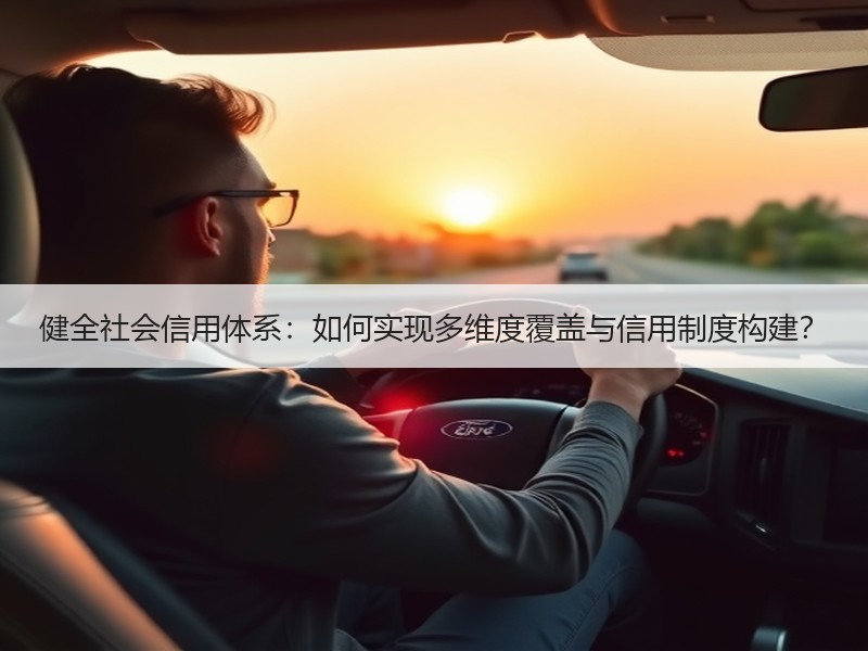 健全社会信用体系：如何实现多维度覆盖与信