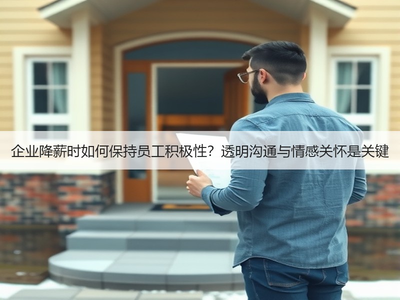 企业降薪时如何保持员工积极性？透明沟通与
