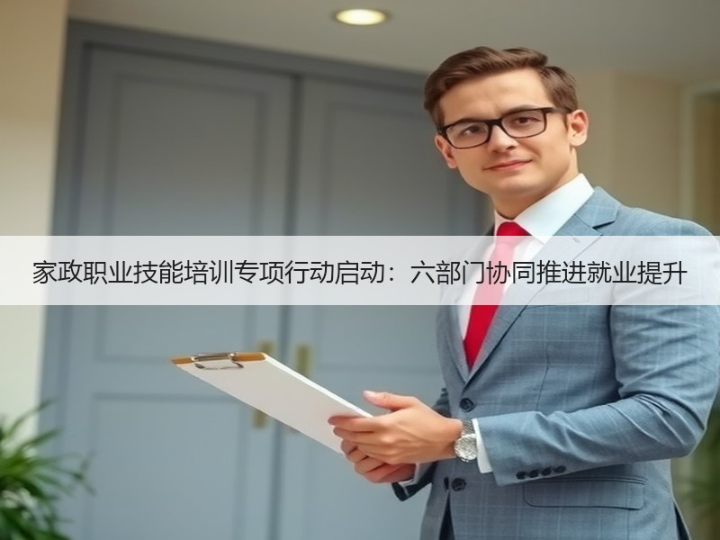 家政职业技能培训专项行动启动：六部门协同