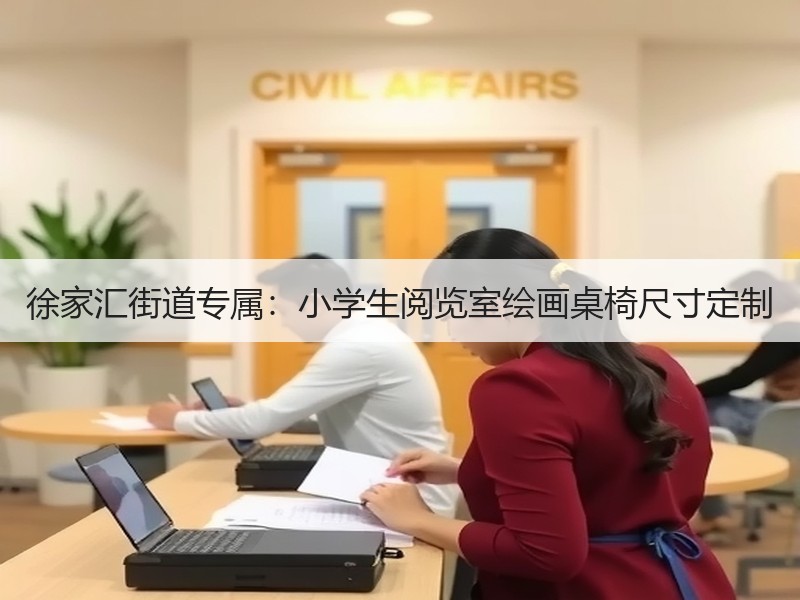 徐家汇街道专属：小学生阅览室绘画桌椅尺寸