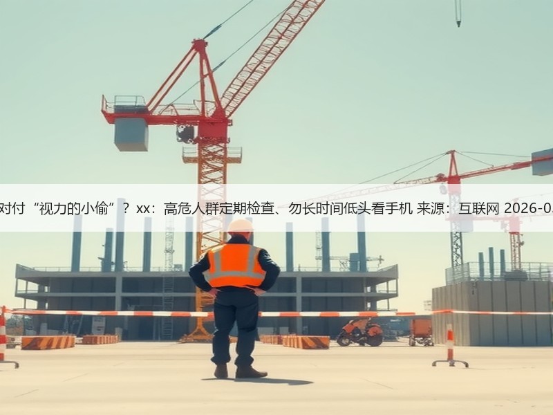 如何对付“视力的小偷”？xx：高危人群定