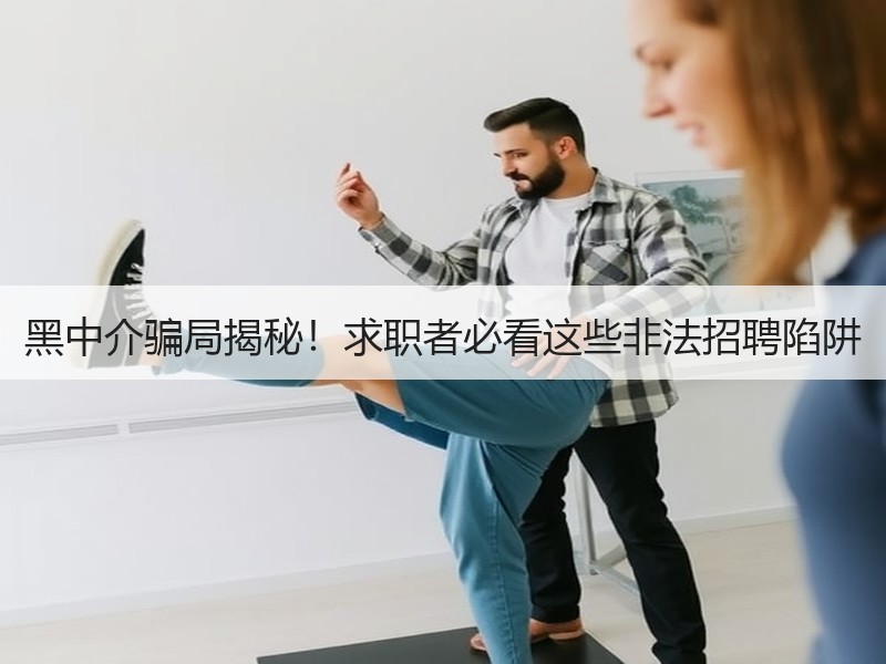 黑中介骗局揭秘！求职者必看这些非法招聘陷