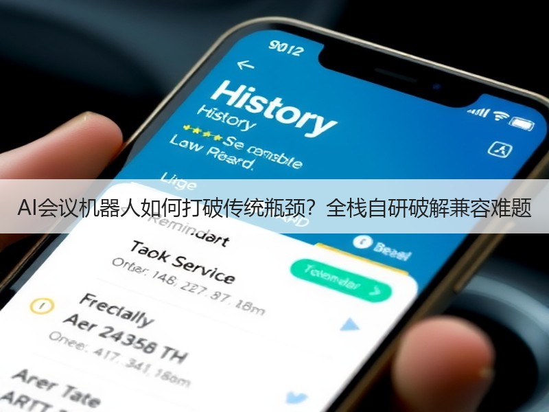 AI会议机器人如何打破传统瓶颈？全栈自研