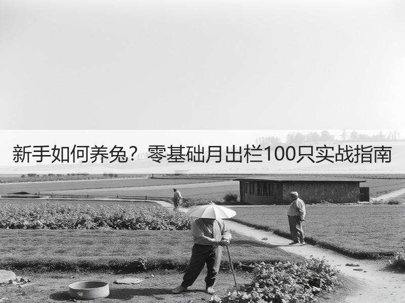 新手如何养兔？零基础月出栏100只实战指
