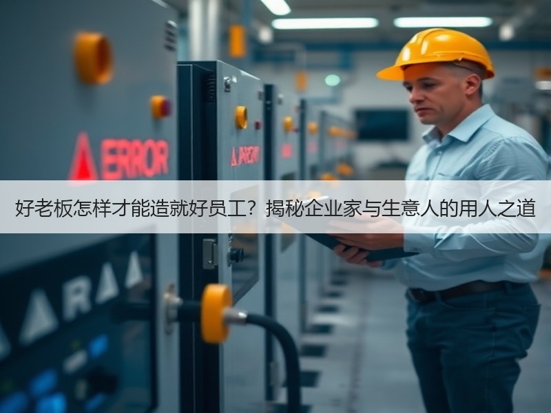 好老板怎样才能造就好员工？揭秘企业家与生