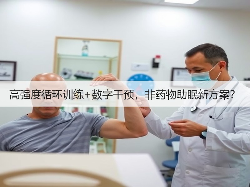 高强度循环训练+数字干预，非药物助眠新方