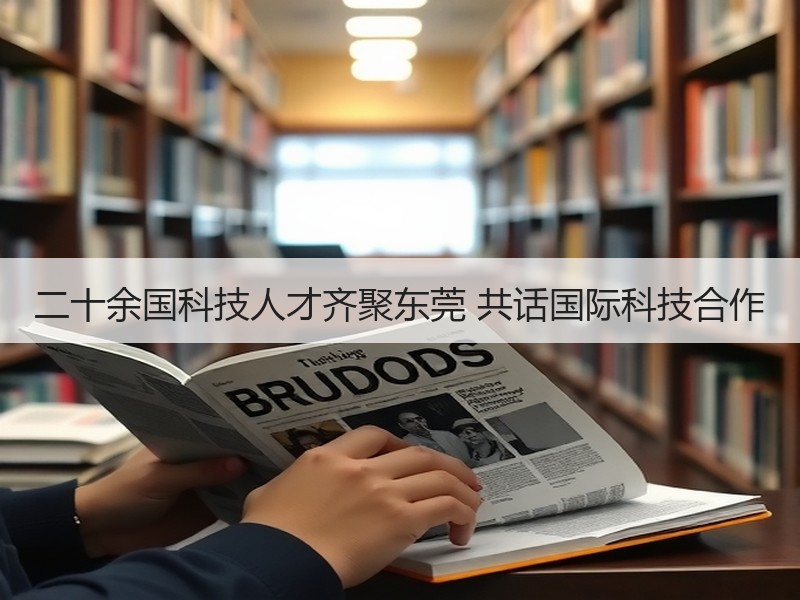 二十余国科技人才齐聚东莞 共话国际科技合