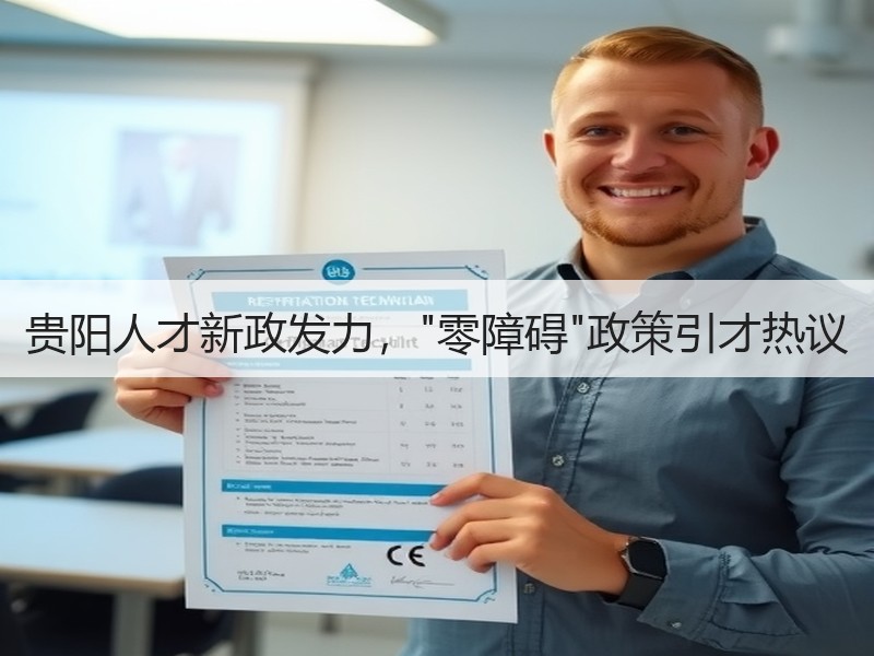 贵阳人才新政发力，