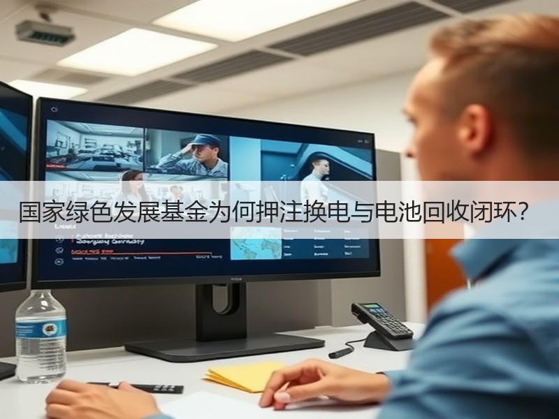 国家绿色发展基金为何押注换电与电池回收闭