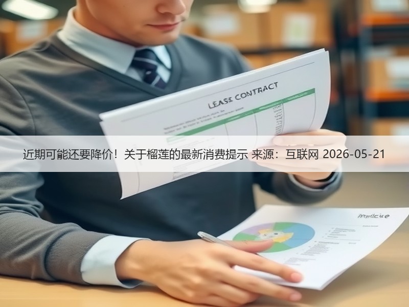近期可能还要降价！关于榴莲的最新消费提示